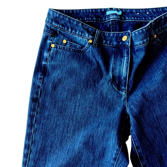 J. McLaughlin Dark Wash Mid Rise Stretch Skinny Jeans - Picture 6 of 14